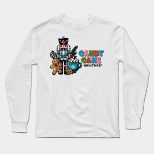 Candy cane nutcracker Long Sleeve T-Shirt